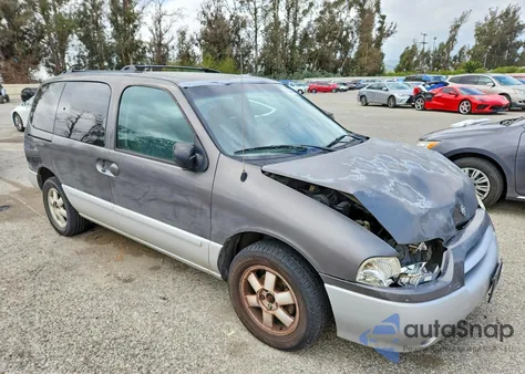2002 Nissan Quest Gxe z USA, uszkodzony, nr VIN 4N2ZN15T92D816862